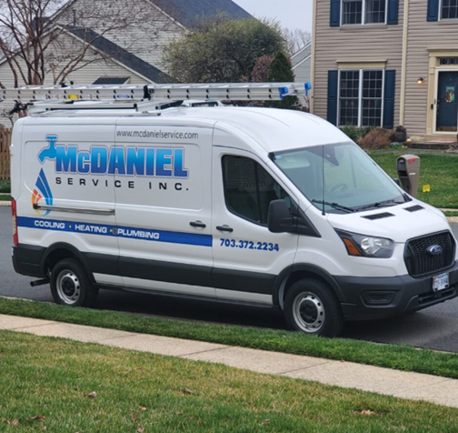 McDaniel service van